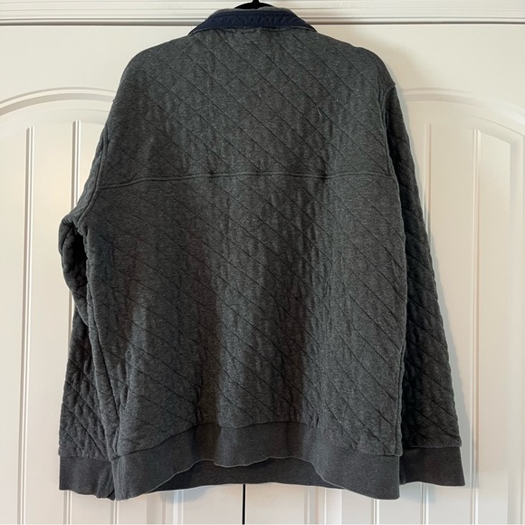 Patagonia Men's Organic Cotton Quilt Snap-T® Pullover Size XL Forge Grey - Picture 10 of 11
